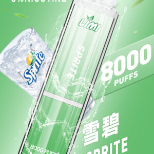 雪碧味-LIMI發光抛棄式電子煙 8000口辣妹發光棒/一次性電子煙